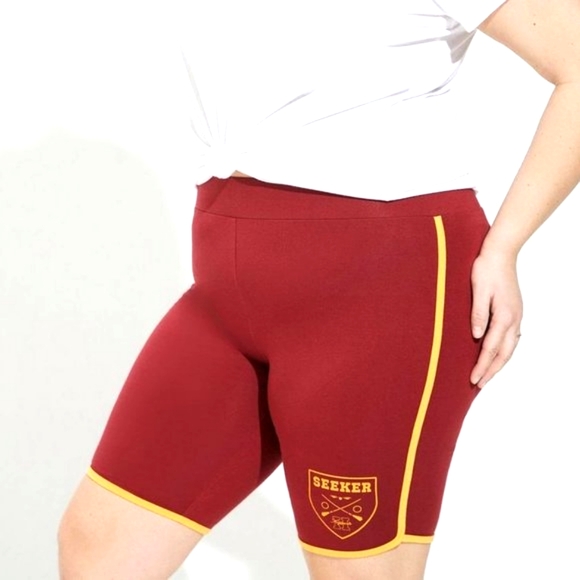 ❤️NWT VINTAGE TORRID HARRY POTTER BIKE SHORTS - HOGWARTS GRYFFINDOR - PLUS SIZE - Picture 12 of 15
